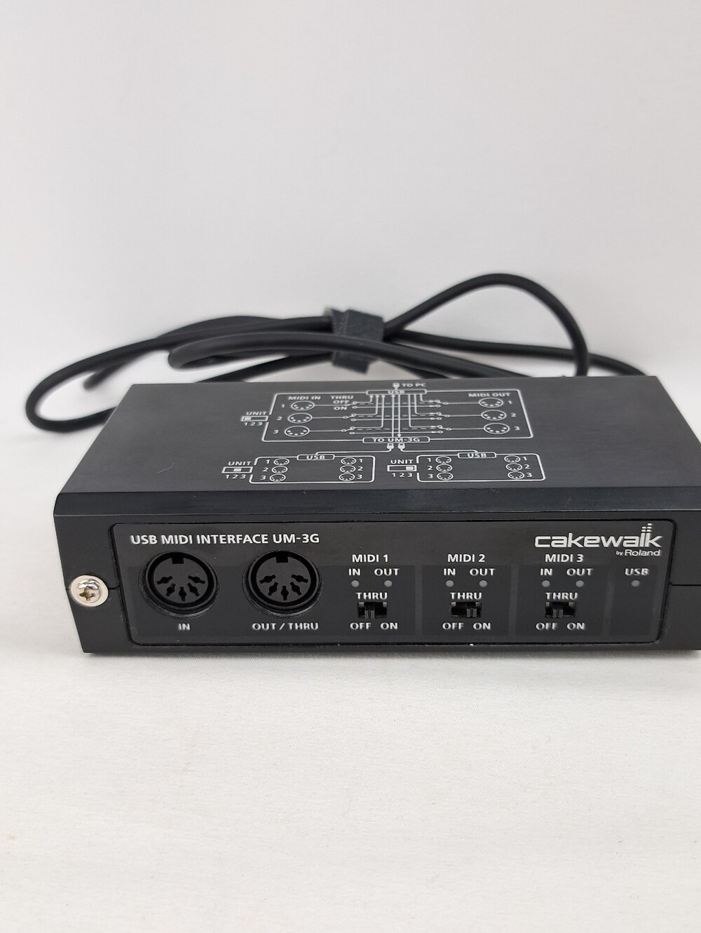 Cakewalk USB MIDI Interface UM-3G — Black
